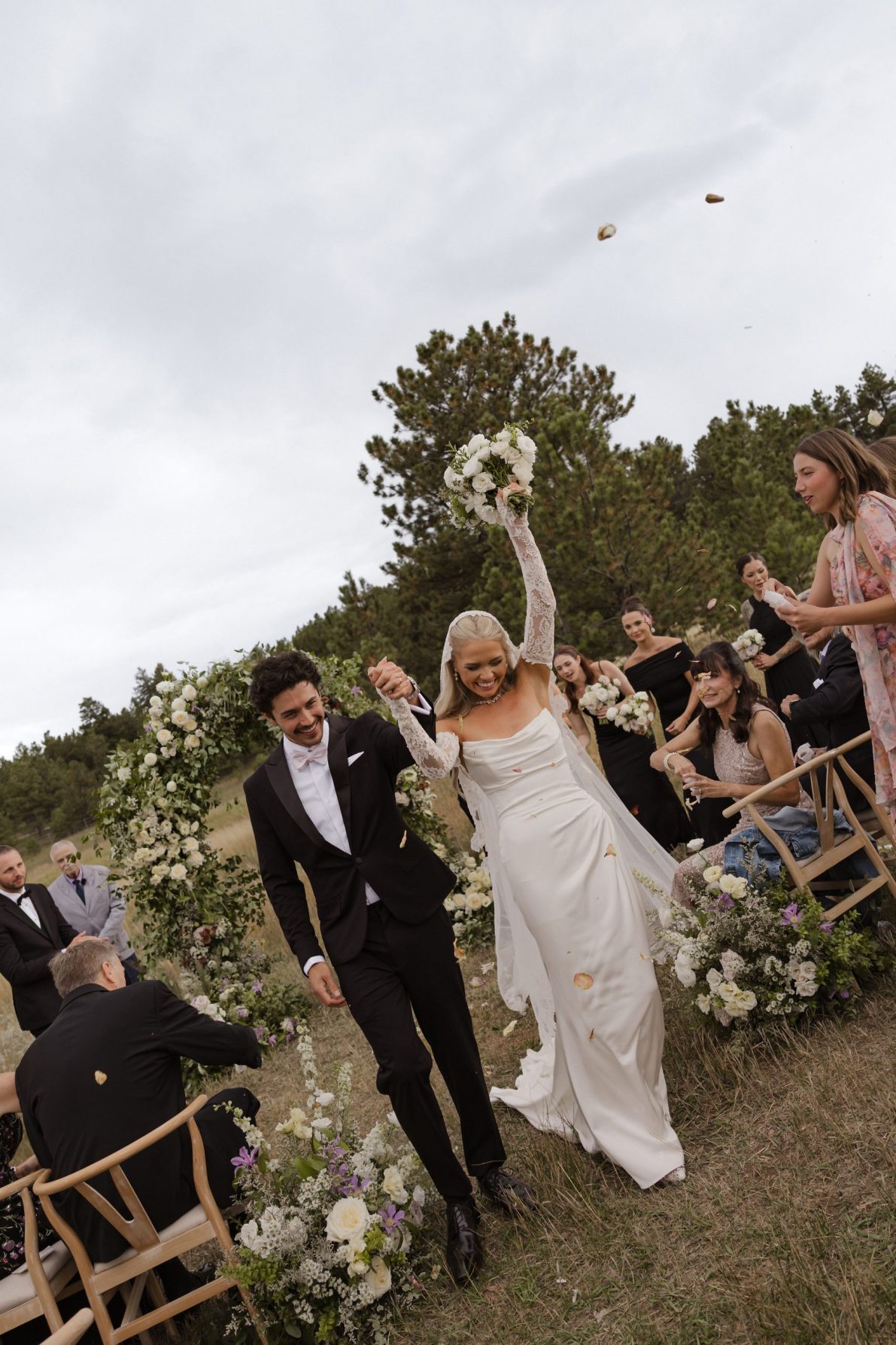 Greystone Castle summer wedding rocky mountain bride41