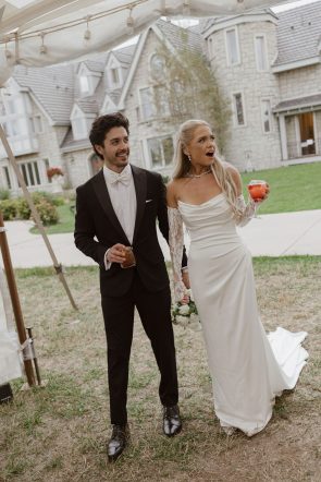 Greystone Castle summer wedding rocky mountain bride54