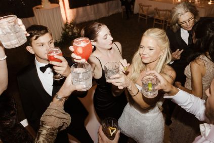 Greystone Castle summer wedding rocky mountain bride62