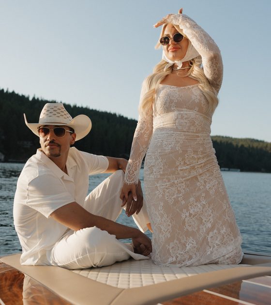 Cinematic Summer Idaho Lake Engagement Session