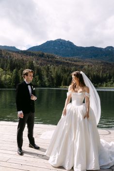 Nita Lake Lodge summer wedding Nadia Hung Co. rocky mountain bride17