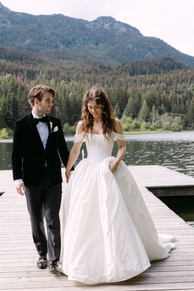 Nita Lake Lodge summer wedding Nadia Hung Co. rocky mountain bride19