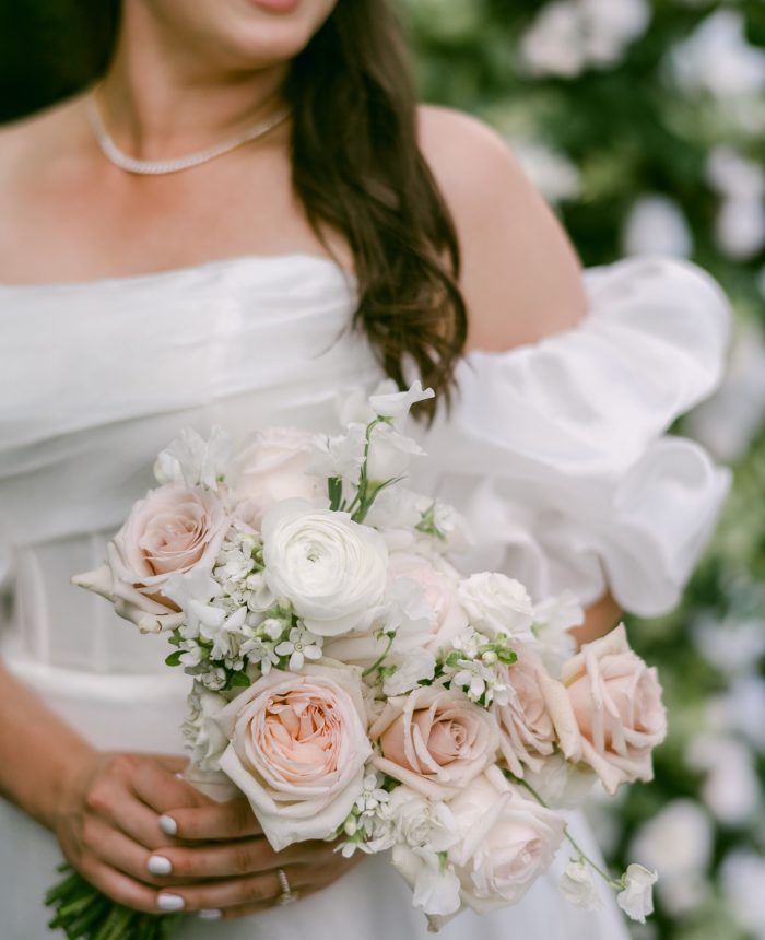 Blush and Dusty Blue Tented Wedding in British Columbia