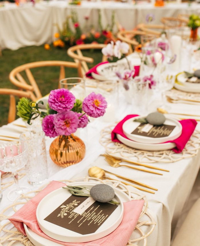 Boldly Colorful Summer Wedding at A-Frame Club