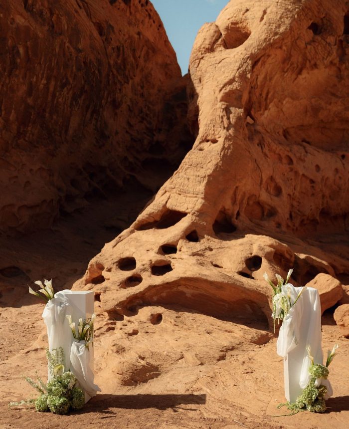 Stunning Modern Red Rock Wedding in Nevada