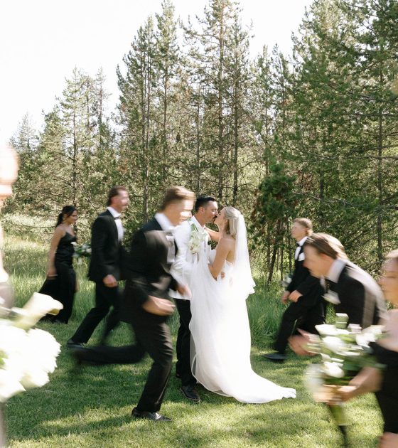 Warm and Effortless Summertime Wedding in McCall, Idaho
