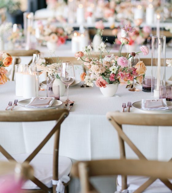 Modern Blush-Floral Wedding at a British Columbia Winery Estate