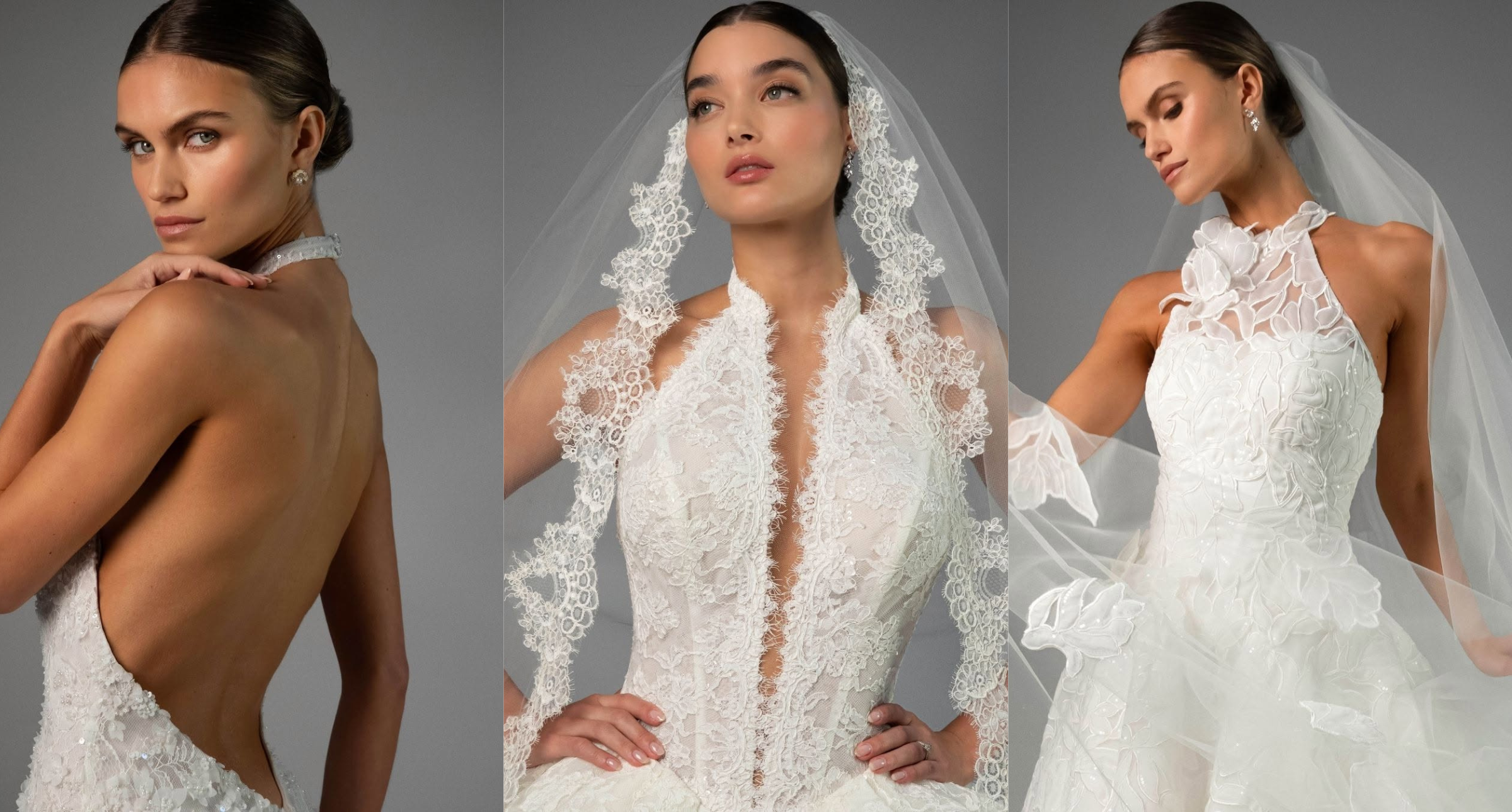 Halter Wedding Dresses: The Bridal Neckline Making a Quiet Comeback