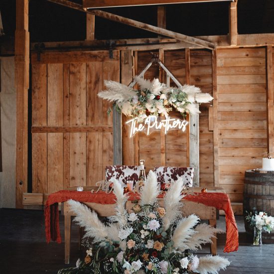 Rustic Boho Wedding at Jacobs Berry Farm with Western Charm