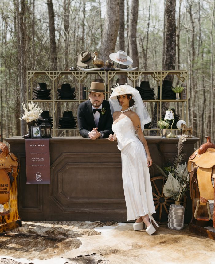 14 Custom Hat Bars for the Western Bride