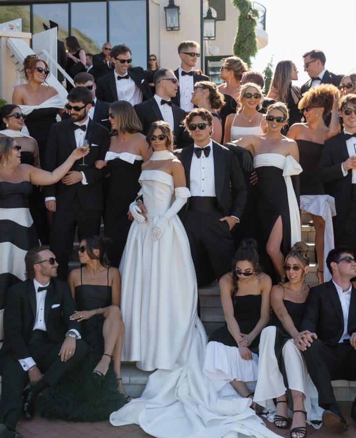 Striking and Grand Springtime Wedding in Utah