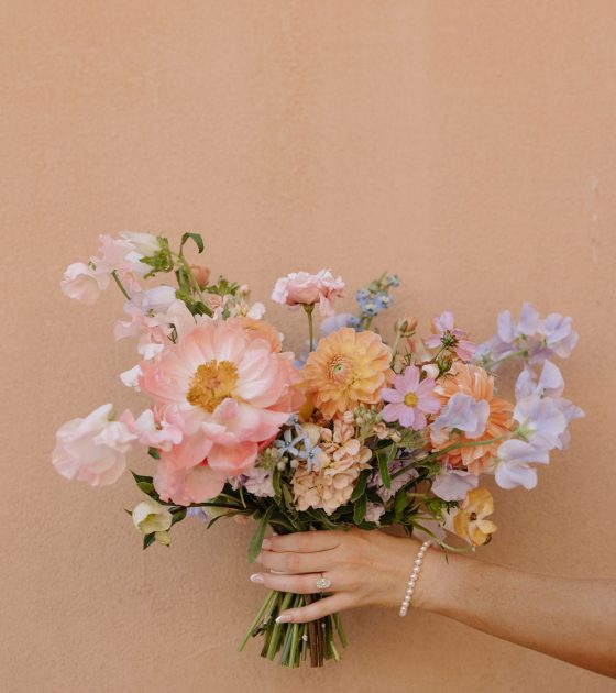 Whimsical and Bright Blooming Superstition Mountain Wedding