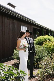Sweet Haven Barn summer wedding Lottie Weddings rocky mountain bride37