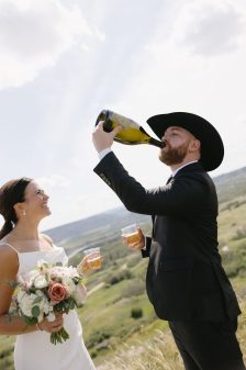 Sweet Haven Barn summer wedding Lottie Weddings rocky mountain bride38