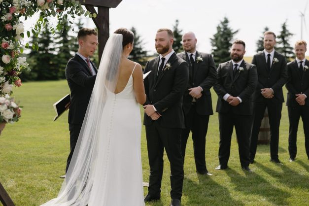 Sweet Haven Barn summer wedding Lottie Weddings rocky mountain bride47