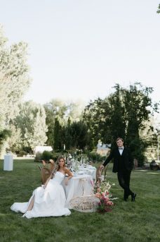 The Cottage at Riverbend wedding inspiration Stinger Event Co. rocky mountain bride9