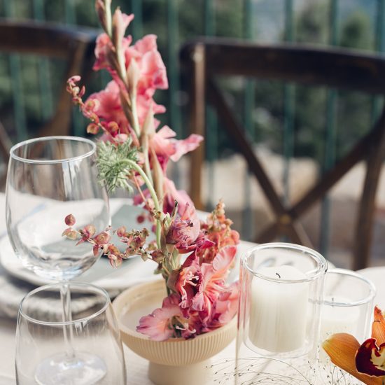Pretty Gold Mountain Ranch Wedding with Fruit-Filled Tablescapes