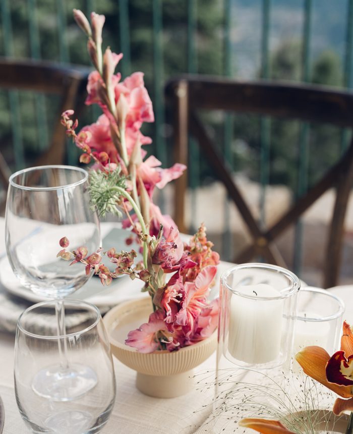 Pretty Gold Mountain Ranch Wedding with Fruit-Filled Tablescapes