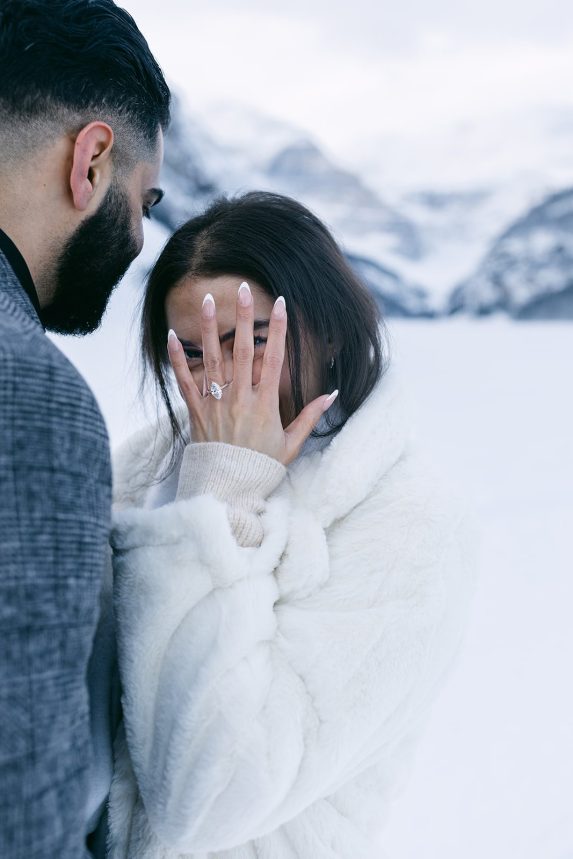 Navdeep & Ramneet Lake Louise Proposal