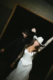 Stanley River Retreats & Cabins winter wedding rocky mountain bride66