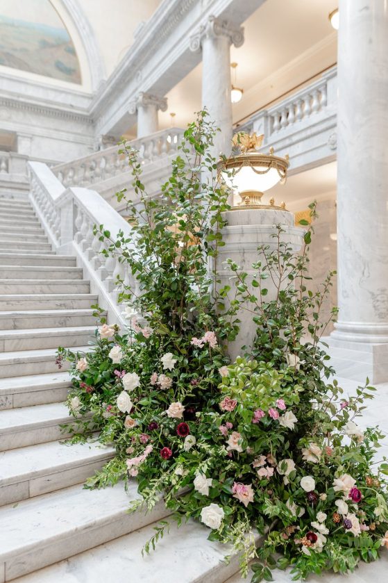 Utah State Capitol and Natural History Museum of Utah winter wedding B Astonished Events rocky mountain bride25