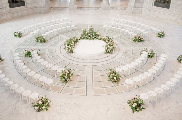 Utah State Capitol and Natural History Museum of Utah winter wedding B Astonished Events rocky mountain bride28