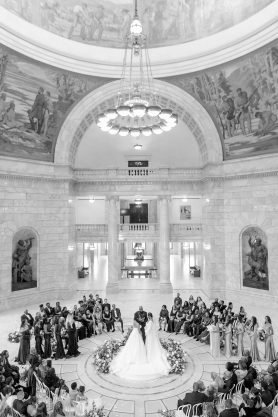 Utah State Capitol and Natural History Museum of Utah winter wedding B Astonished Events rocky mountain bride34