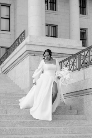 Utah State Capitol and Natural History Museum of Utah winter wedding B Astonished Events rocky mountain bride37